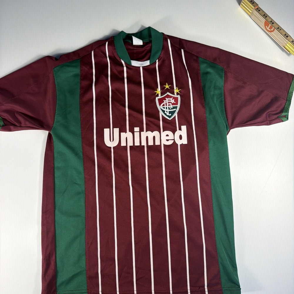 Fluminense FC Soccer Jersey Shirt #10 Unimed Brazil Size P Small Maroon